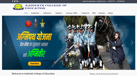 Aadinath College of Education, Maharra
