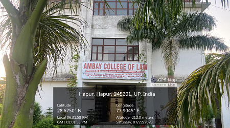 Ambay College of Law, Hapur